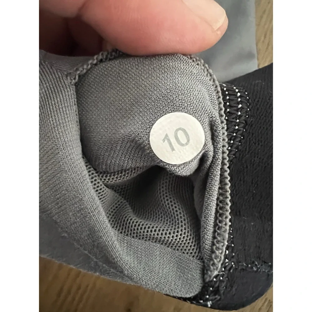 Lululemon All Sport Bra Heathered Slate Luxtreme Criss Cross Straps Size‎ 10